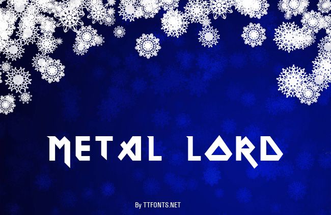 Metal Lord example